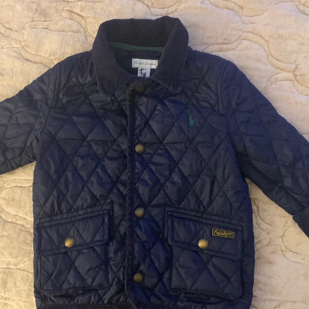 Toddler 24 Months Quilted Polo jacket